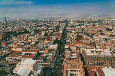 Meksika, Mexico City, DF. 14 Kasım 2025: Mexico City 'nin kentsel ve panoramik manzarası.