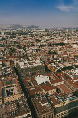 Meksika, Mexico City, DF. 14 Kasım 2025: Mexico City 'nin kentsel ve panoramik manzarası.
