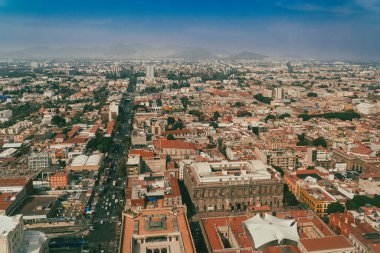 Meksika, Mexico City, DF. 14 Kasım 2025: Mexico City 'nin kentsel ve panoramik manzarası.