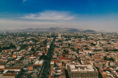 Meksika, Mexico City, DF. 14 Kasım 2025: Mexico City 'nin kentsel ve panoramik manzarası.
