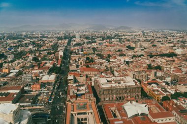 Meksika, Mexico City, DF. 14 Kasım 2025: Mexico City 'nin kentsel ve panoramik manzarası.
