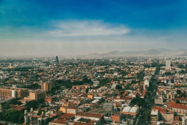 Meksika, Mexico City, DF. 14 Kasım 2025: Mexico City 'nin kentsel ve panoramik manzarası.