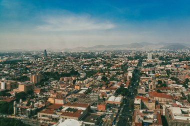 Meksika, Mexico City, DF. 14 Kasım 2025: Mexico City 'nin kentsel ve panoramik manzarası.