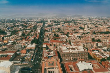 Meksika, Mexico City, DF. 14 Kasım 2025: Mexico City 'nin kentsel ve panoramik manzarası.