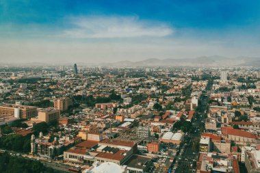 Meksika, Mexico City, DF. 14 Kasım 2025: Mexico City 'nin kentsel ve panoramik manzarası.
