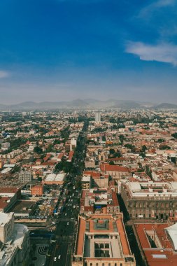 Meksika, Mexico City, DF. 14 Kasım 2025: Mexico City 'nin kentsel ve panoramik manzarası.