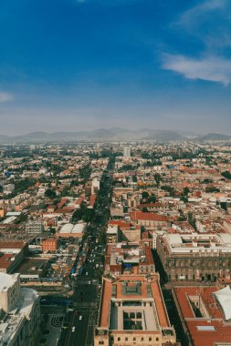 Meksika, Mexico City, DF. 14 Kasım 2025: Mexico City 'nin kentsel ve panoramik manzarası.