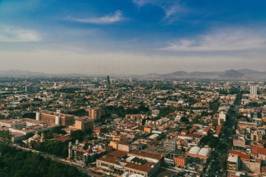 Meksika, Mexico City, DF. 14 Kasım 2025: Mexico City 'nin kentsel ve panoramik manzarası.