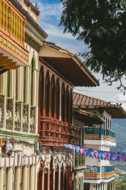 Jerico, Antioquia, Kolombiya. 24 Ocak 2026: Jericho 'da güzel renkli manzaralar.