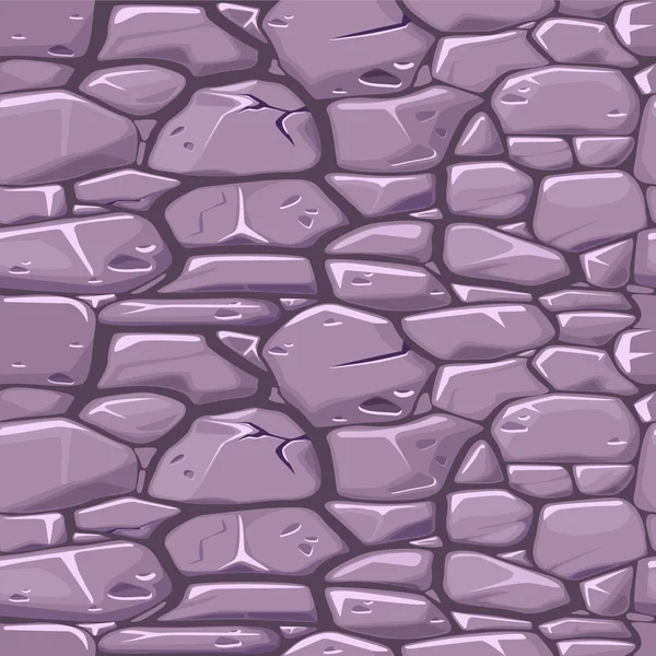 Piedra en colores violeta textura sin costuras de fondo — Vector de stock