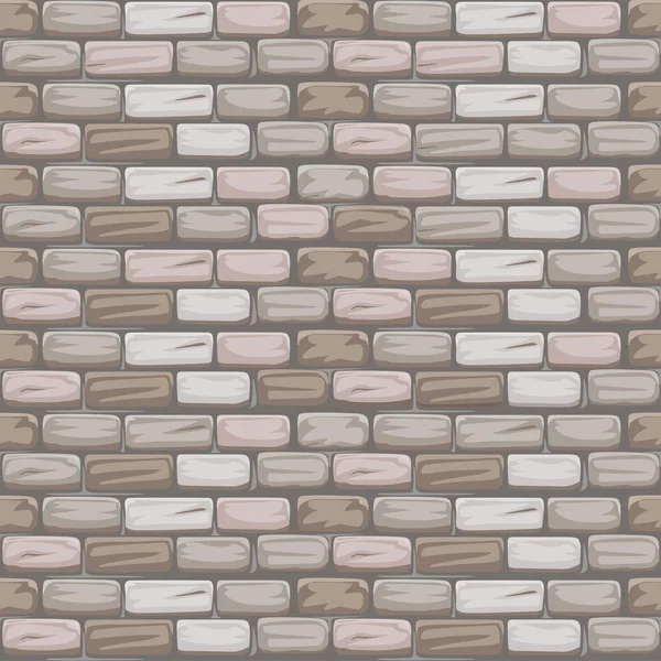 Motif sans couture pierre Brick gris — Image vectorielle