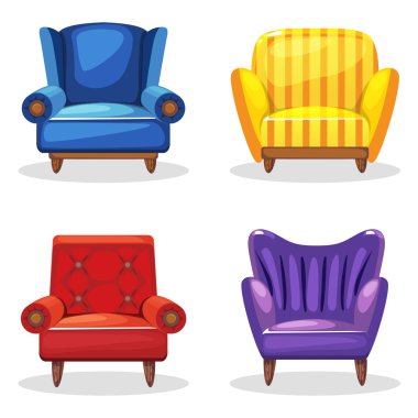 koltuk yumuşak renkli ev yapımı, set 5