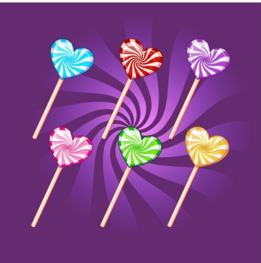 renkli Sevgililer-şeker