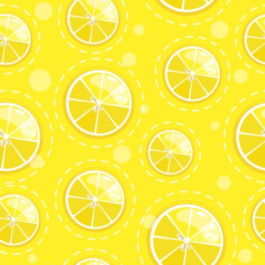 Seamless modeli ile taze meyve narenciye limon