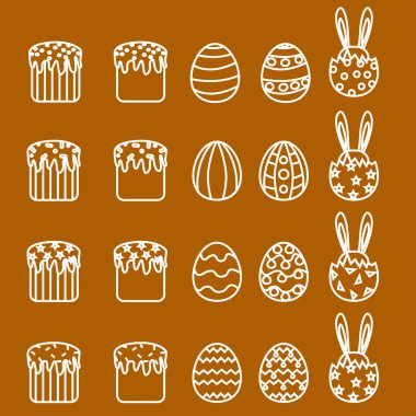 Paskalya Icons set