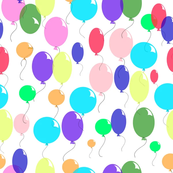 Balloons of different colors — Stock Vector