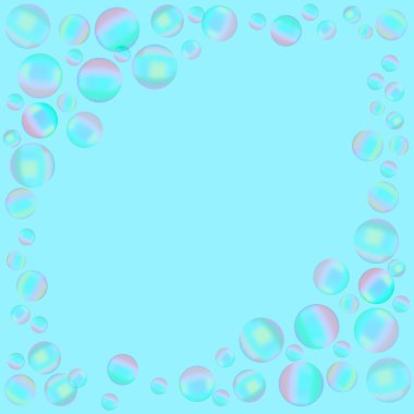 sabun köpüğü ile çerçeve