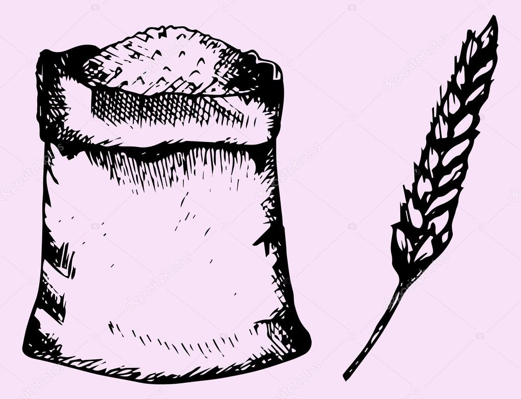 sack of the grain, spike