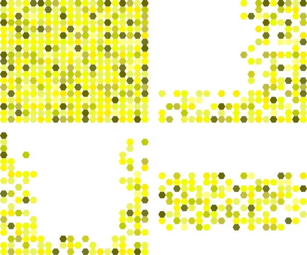 Mosaico circular de píxeles. Vector — Archivo Imágenes Vectoriales