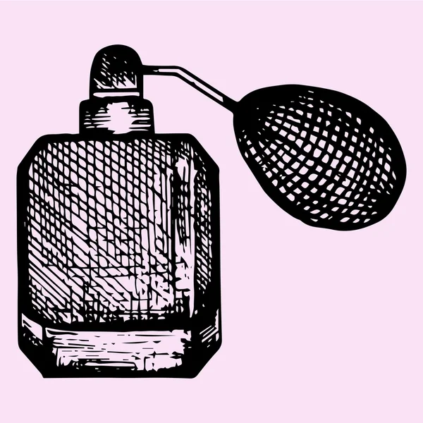 Dámské parfémy láhev, vektor — Stockový vektor