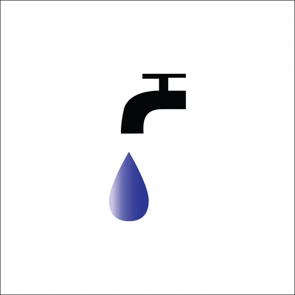 Water tap icon — Stock Vector