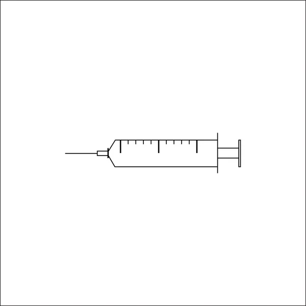 Syringe icons outline — Stock Vector