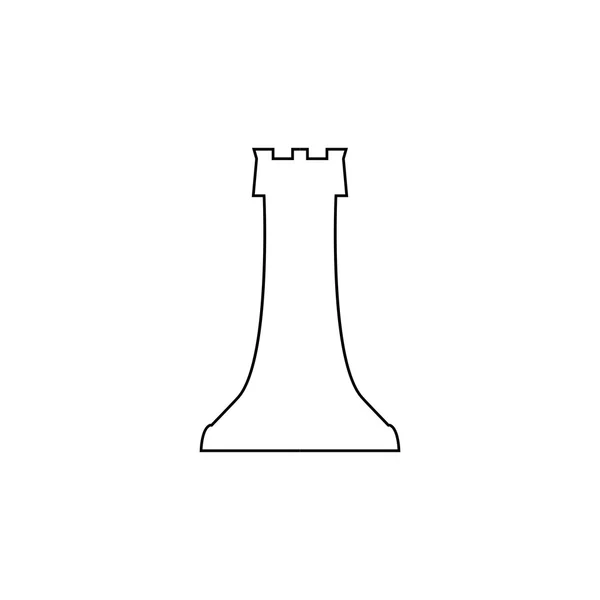Château icône échecs — Image vectorielle