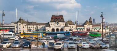 Trafik sıkışıklığı Vladivostok tren istasyonu