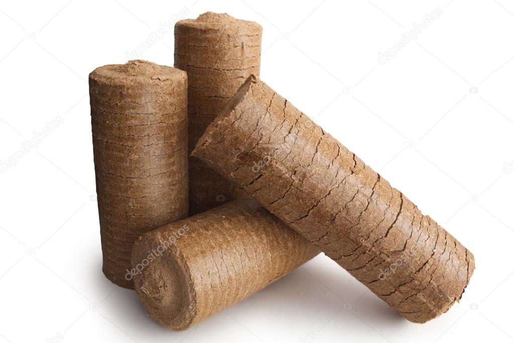 Energy wood briquettes