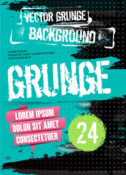 Abstraktní moderní zázemí. Grunge texturu. Poškrábání textury. Špinavý texturu. Zeď na pozadí. Vektorové ilustrace. Flyer šablony. — Stockový vektor