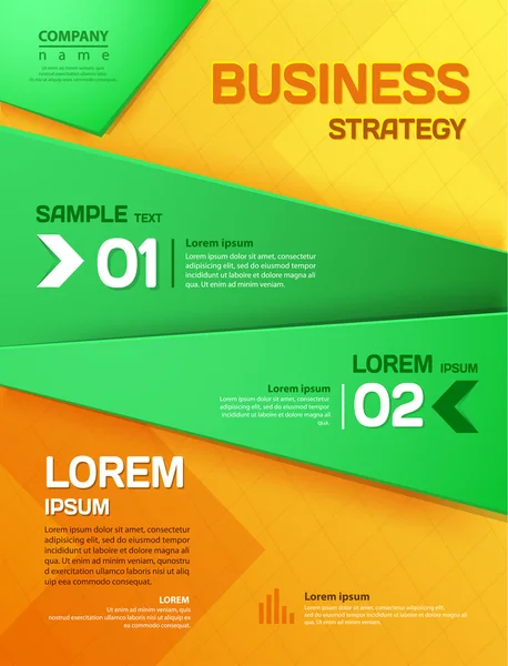 Modèle d'affaires. Affiche. Vector Business Flyer. Pour votre entreprise — Image vectorielle