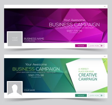 Web Banner, Header Layout Template. Creative cover. Web Banner. clipart
