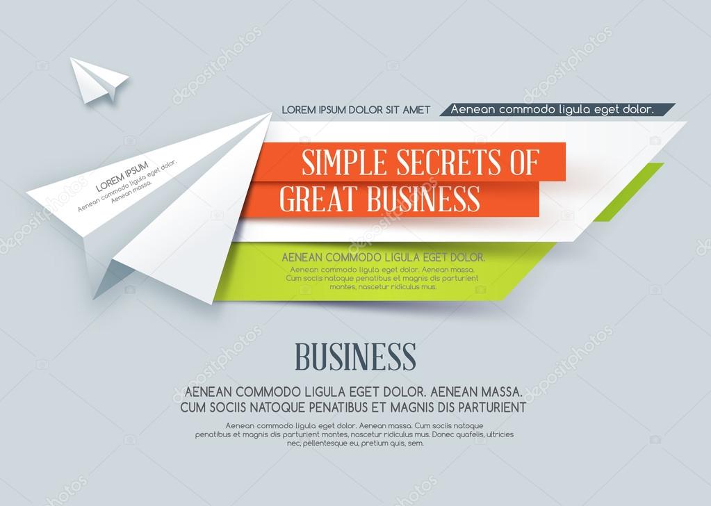 Vector brochure, flyer, magazine cover & poster template. Infographics.
