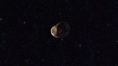 Mars 'ın Phobos uydusunun 3 boyutlu animasyonu yörünge, yüzey ve uydu özelliklerini gösteriyor.