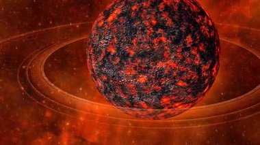 Ay 'ın oluşumunun 3D animasyonu dev çarpışmayı, enkaz diskini ve Ay' ın gövdesine birikmesini gösteriyor.