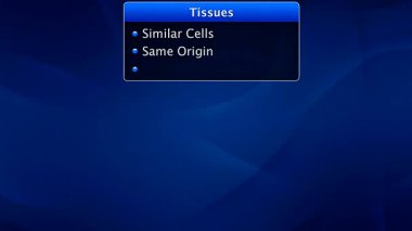 Bitki ve hayvan dokusu yapısı ve fonksiyonlarını gösteren dokuların tip ve özelliklerinin 3d animasyonu