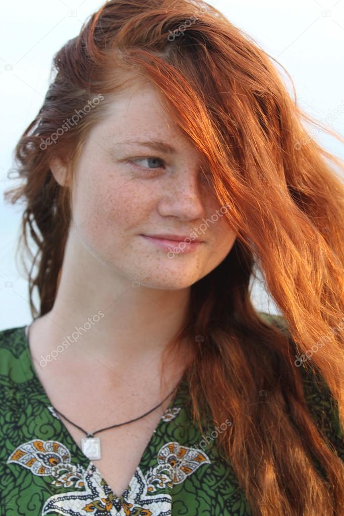 Young girl with red hair pity, that Young girl with red hair consider, that