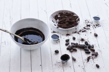 Fasulye ham kakao çikolata şekerleme