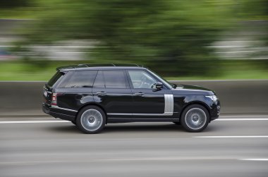Antwerp, Belgium 7 AUGUST 2016 Land Rover Range on the highway. , ,