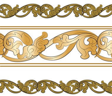 Klasik Kraliyet stil süsleme desen