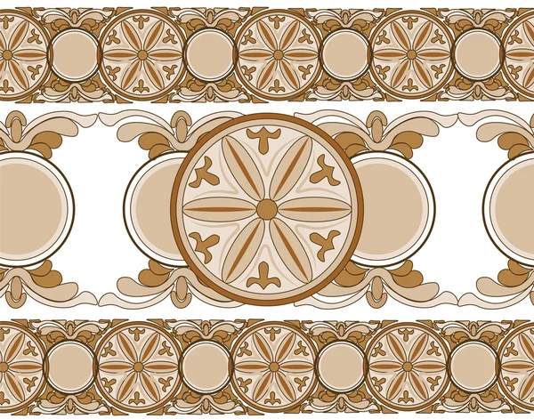 民族の抽象的な装飾パターン — ストックベクタ