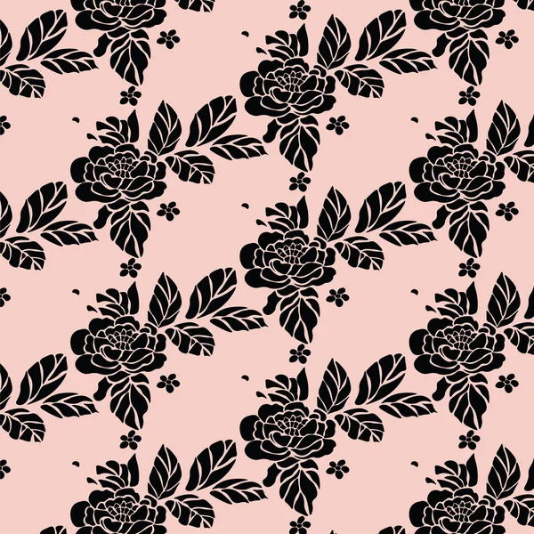 Rose motif texture de fond — Image vectorielle