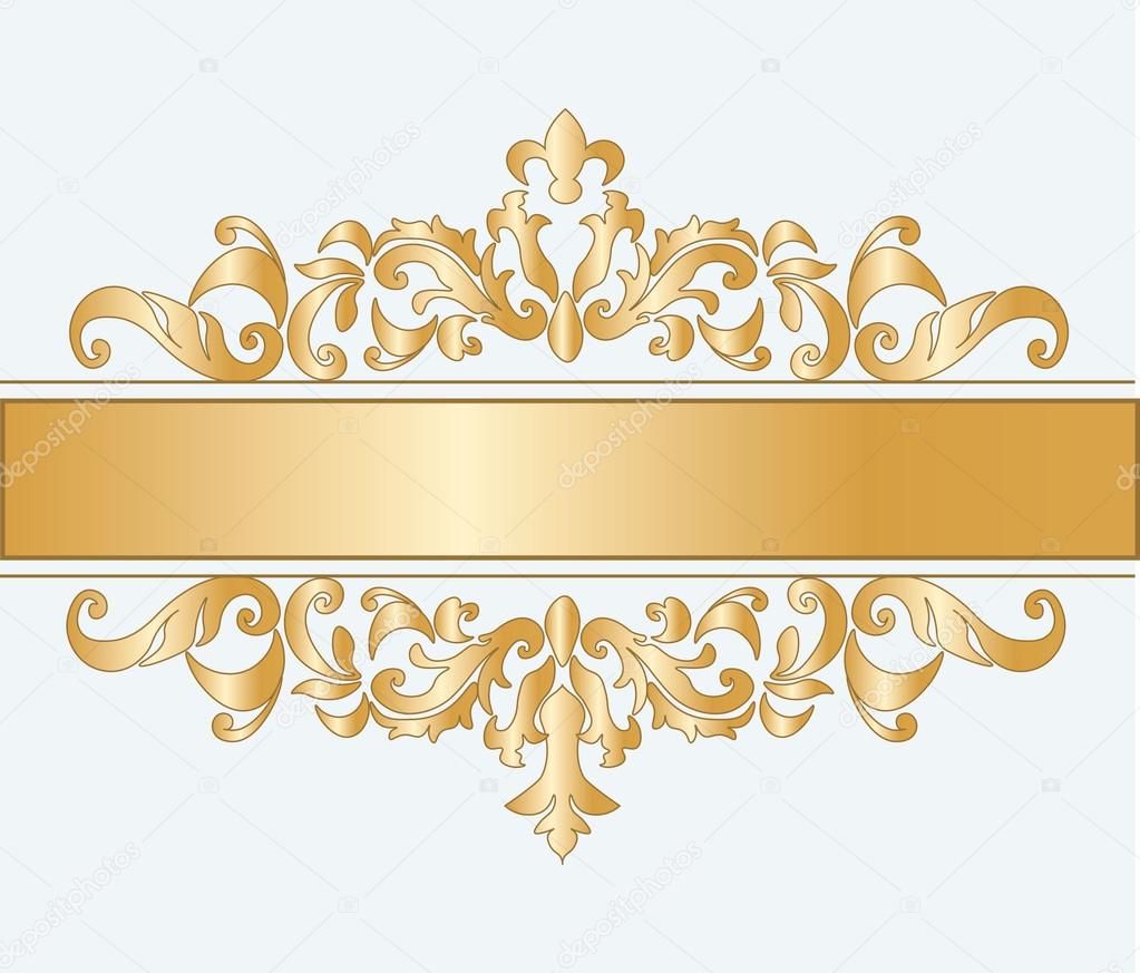 Vintage Royal classic ornament border Stock Vector Image by  © #101635794