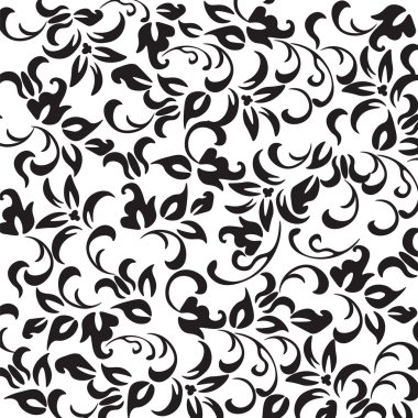 Klasik tarzı çiçek süsleme desen