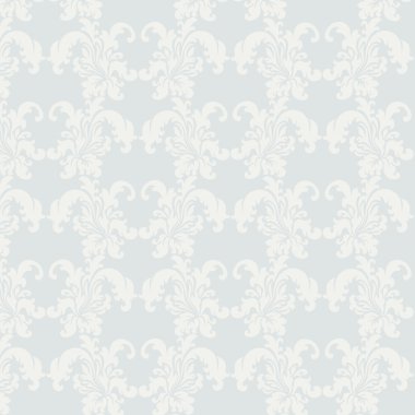 Damasko lüks çiçek süsleme desen