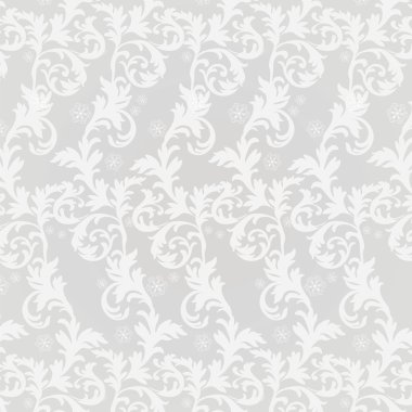 Klasik damasko çiçek süsleme