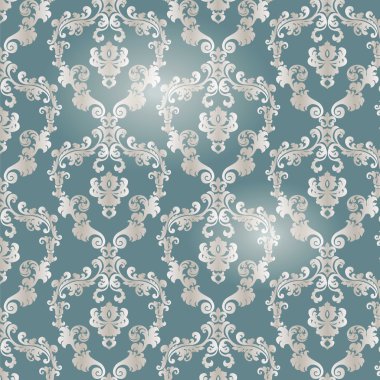 Damasko lüks süsleme desen