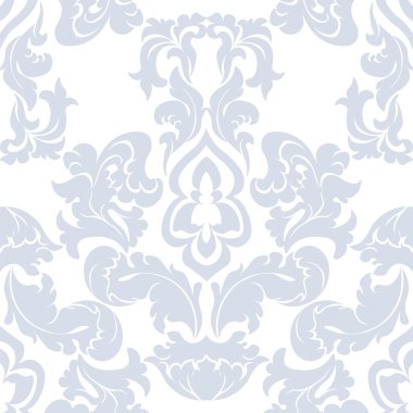 Vektör çiçek damask desenli arka plan