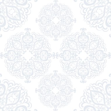 Vektör çiçek damask desenli arka plan