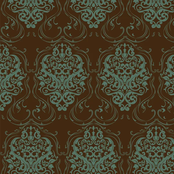 Vintage Royal Damask ornament pattern — Stock Vector
